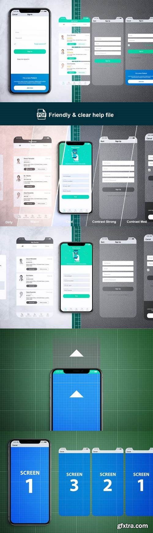 Animated iPhone X MockUp V.1