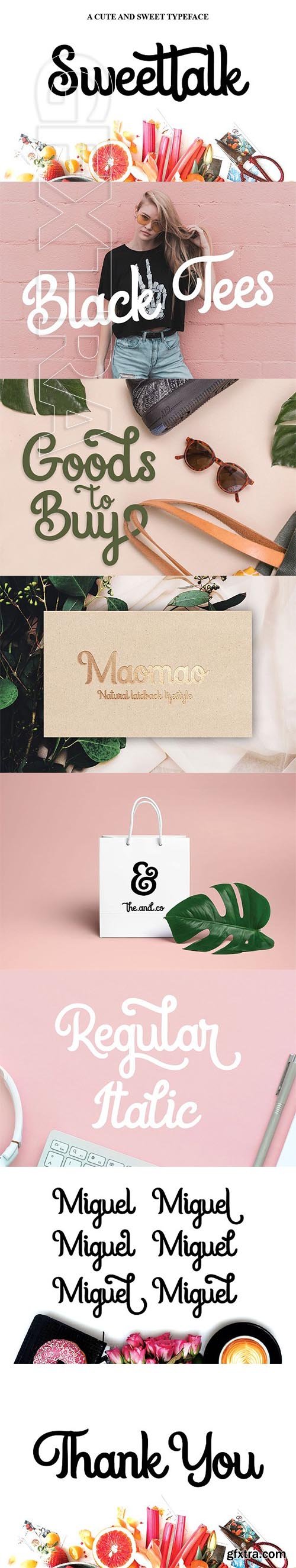 CreativeMarket - Sweet Talk 2175484