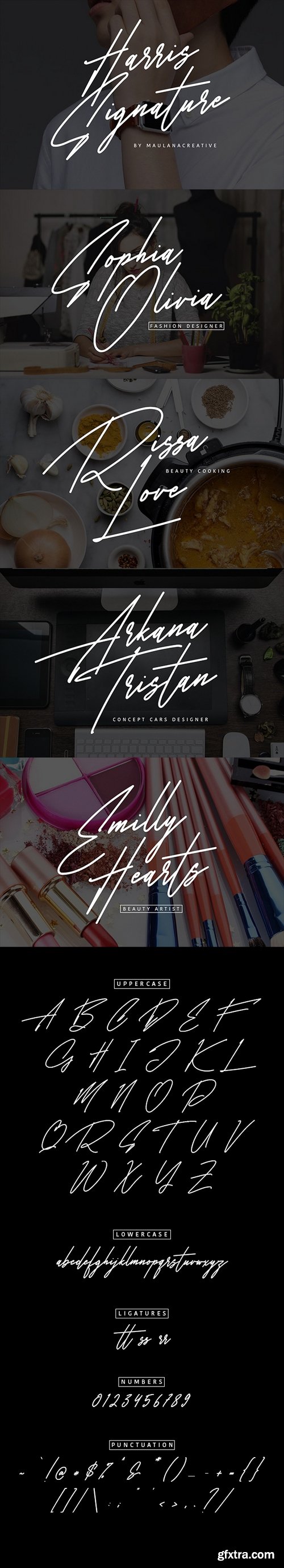 Graphicriver - Harris Signature Typeface 21117577