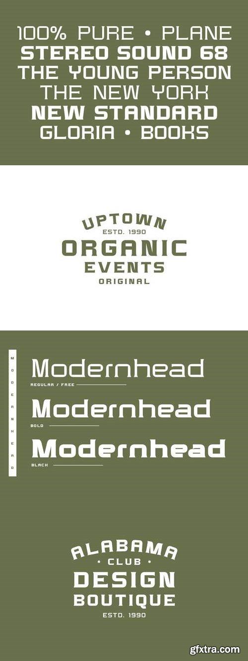 Modernhead Serif Typeface