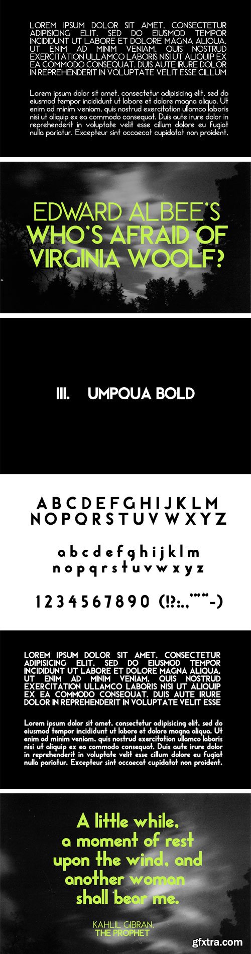 Umpqua Font Family