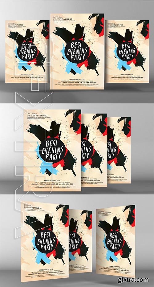 CreativeMarket - Best Evening Party Flyer 2178947