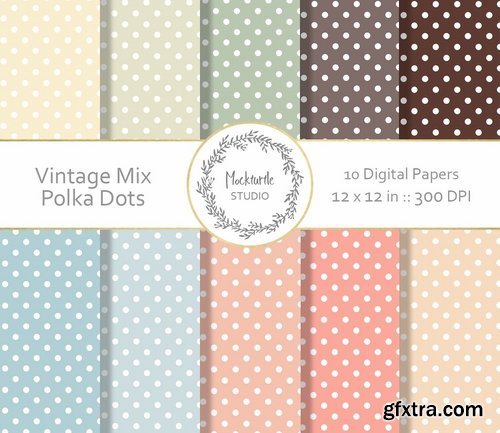 CM - Polka Dot digital paper 1961230