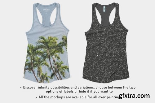 CM - Women Ideal Racerback Tank Mockups 1957389