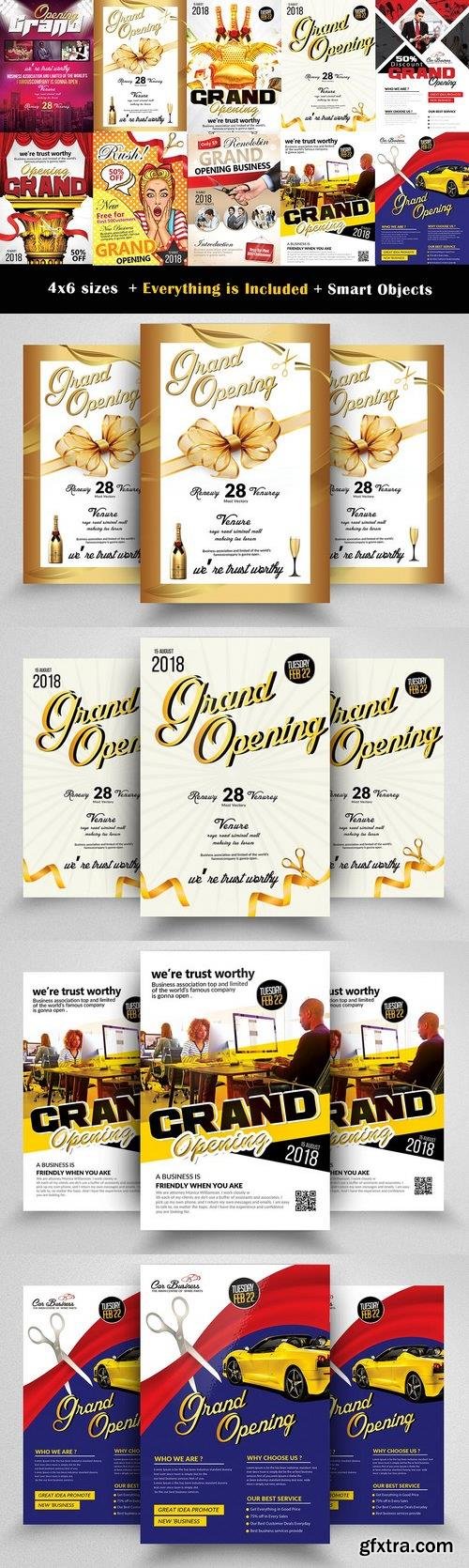 CM - 10 Grand Opening Flyer Bundle Vol:02 1826125