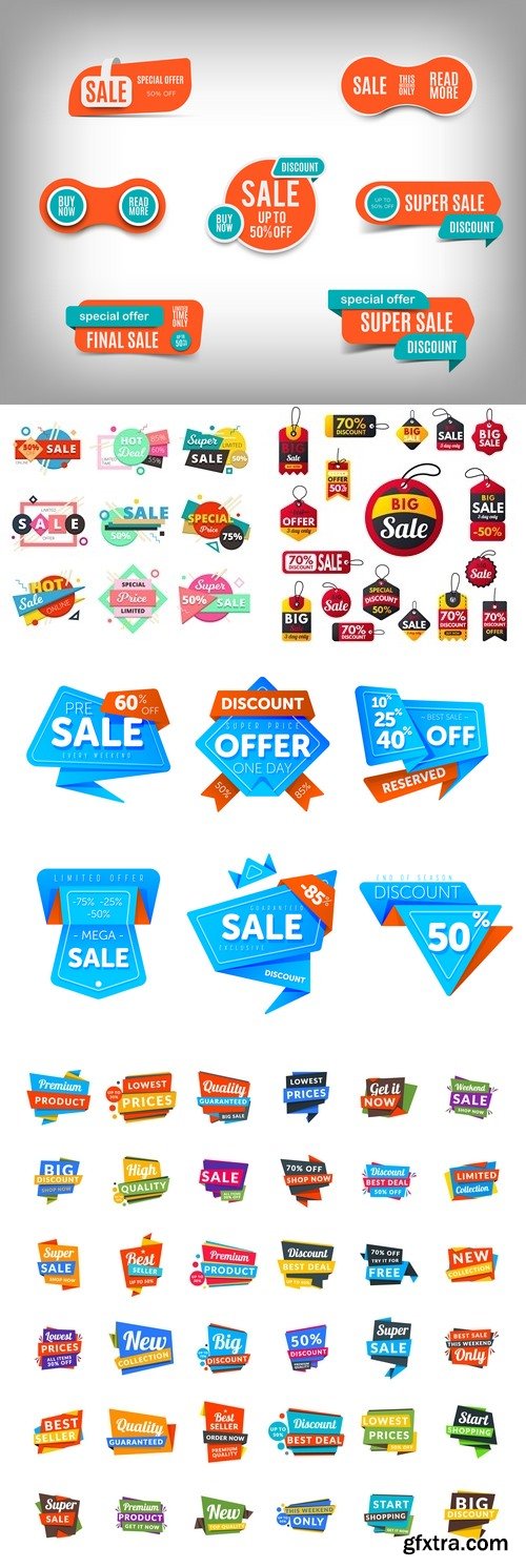 Vectors - Sale Different Elements 37