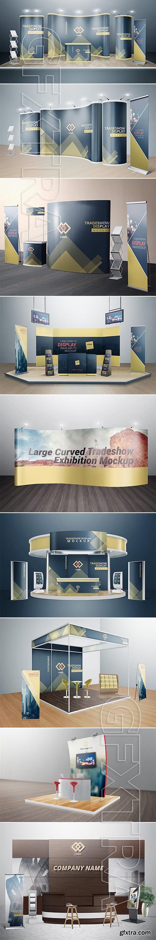 CreativeMarket - Various Trade Show Exhibition Mockup 2180718