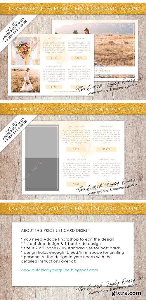 CM - PSD Photo Price Card Template #6 2164259