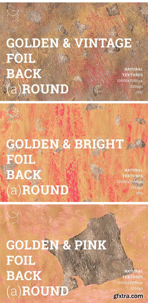 CM - Gold Foil Bronze Texture Backgrounds 2131431