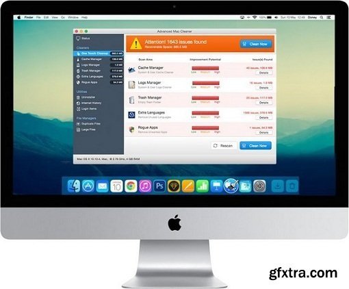 Advanced Mac Cleaner 1.4.0 Multilingual (macOS)