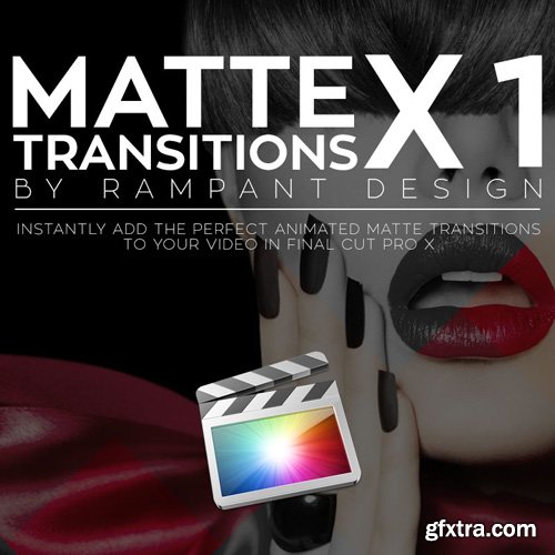 Rampant Design Tools - Matte Transitions X v1 - FCPX Plugin