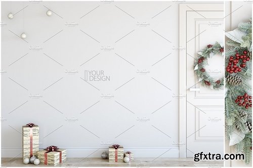 CM - Christmas Wall Mockups 1945997