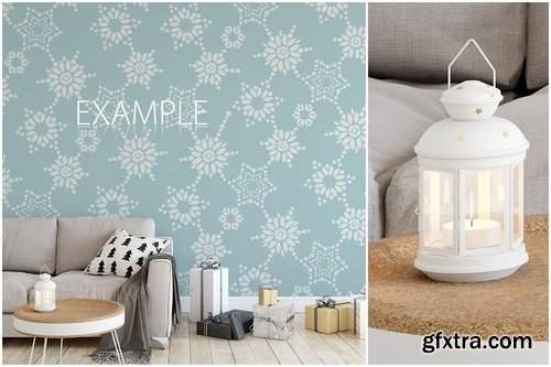 CM - Christmas Wall Mockups 1945997