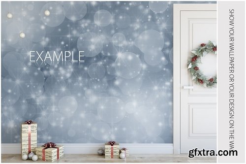 CM - Christmas Wall Mockups 1945997