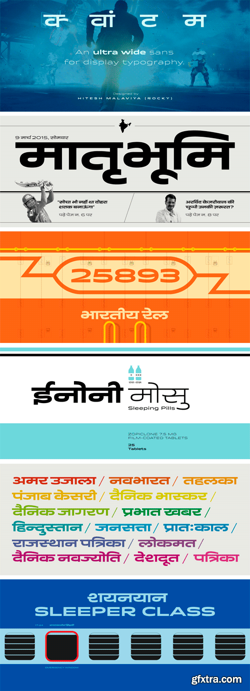 Quantum Devanagari Font Family