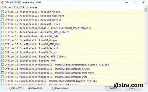 Office 2013-2016 C2R License Setup 1.04