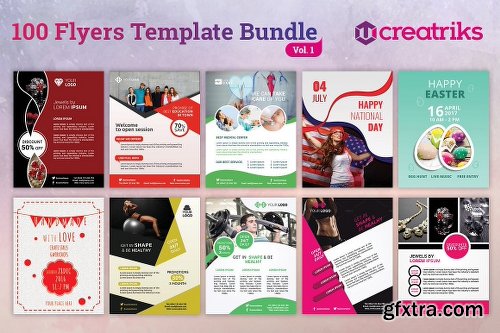 CreativeMarket 100+ Awesome Flyer Templates 1740696