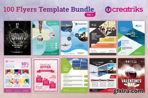 CreativeMarket 100+ Awesome Flyer Templates 1740696