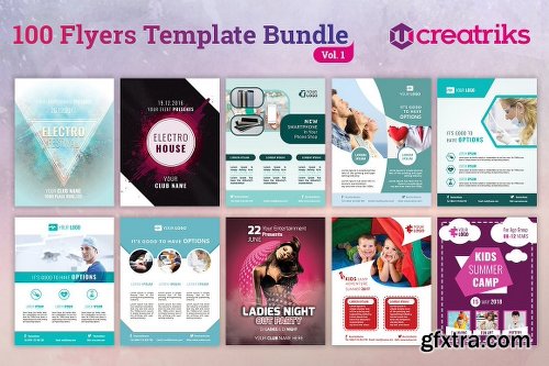 CreativeMarket 100+ Awesome Flyer Templates 1740696