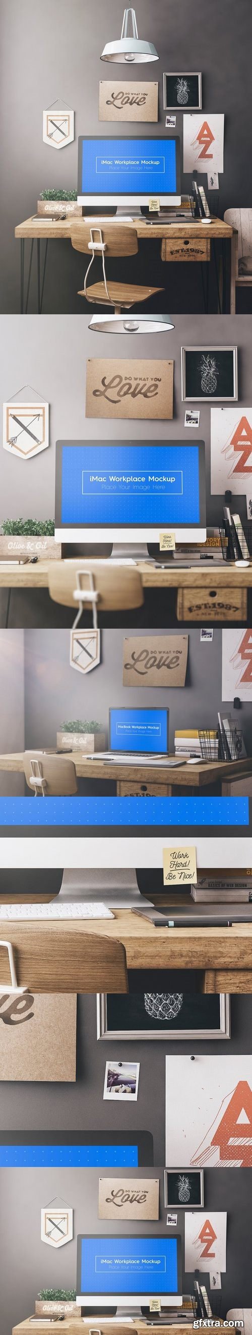 CM - Workspace / Workstation Mockups 1900207