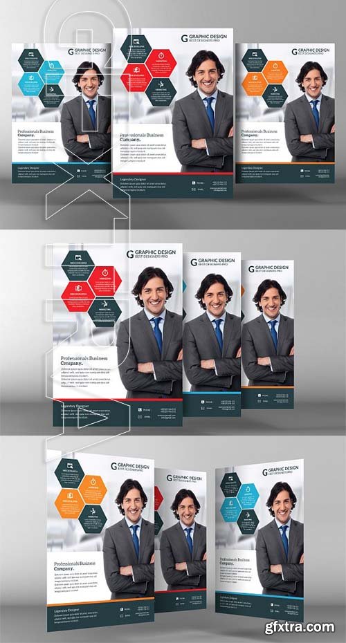 CreativeMarket - Corporate Business Flyer 2172280