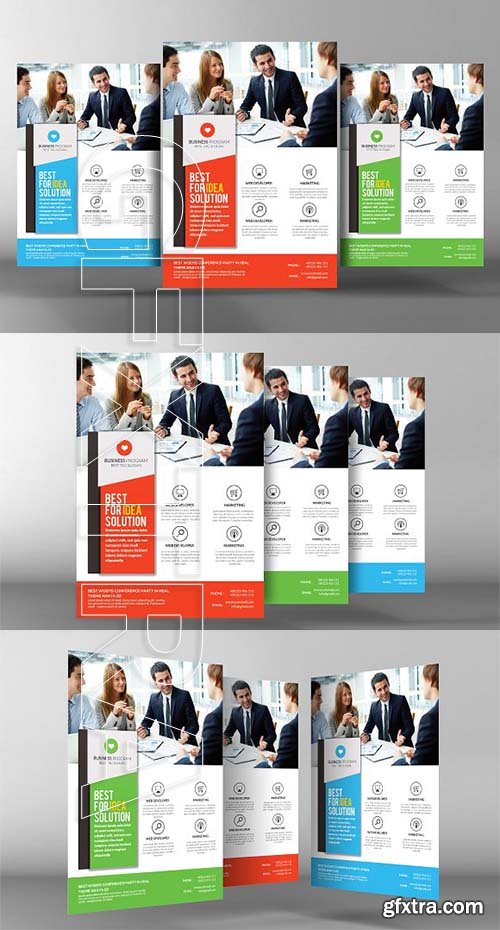 CreativeMarket - Business Marketing Psd Flyer 2172222