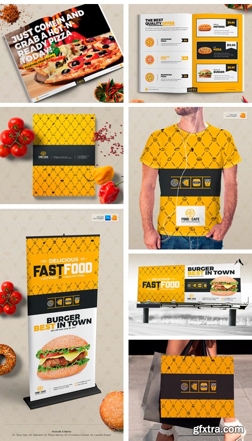 CM - Branding Identity for Fast Food 2123409