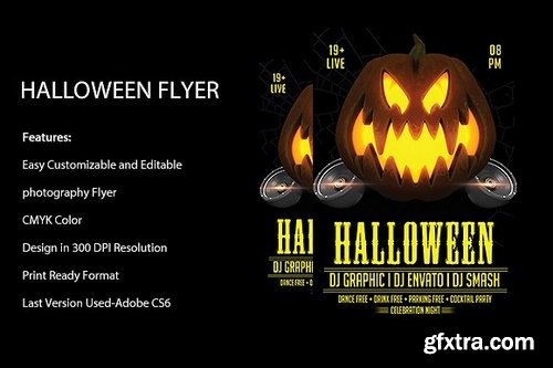 CM - Halloween Party Flyer Template 1962251