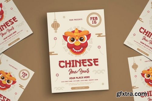 Chinese New Year Party Flyer