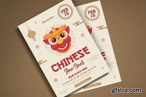 Chinese New Year Party Flyer