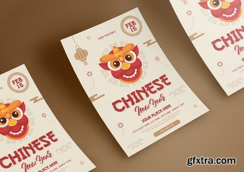 Chinese New Year Party Flyer