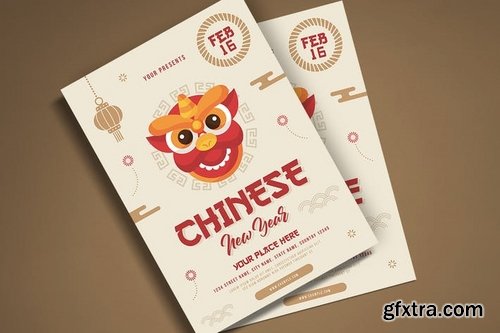 Chinese New Year Party Flyer