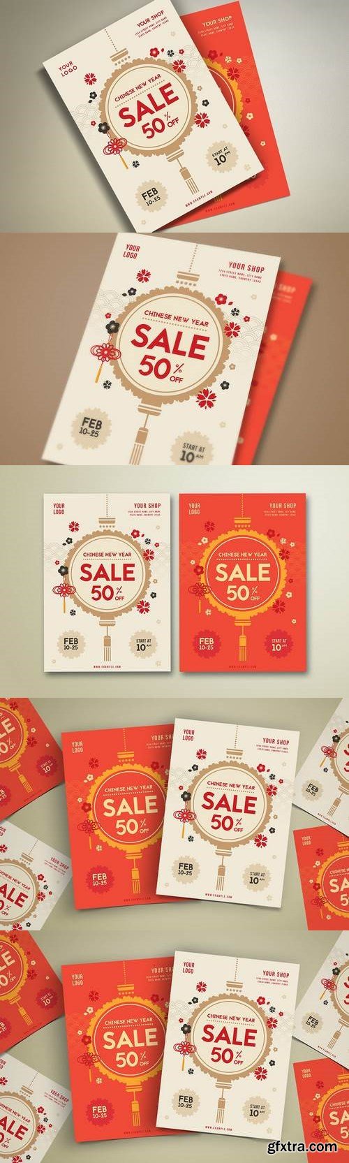 Chinese New Year Sale Flyer