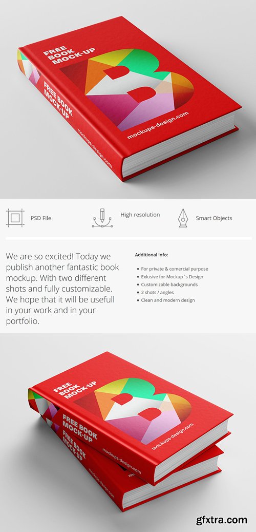 Fantastic Book - PSD Mockup