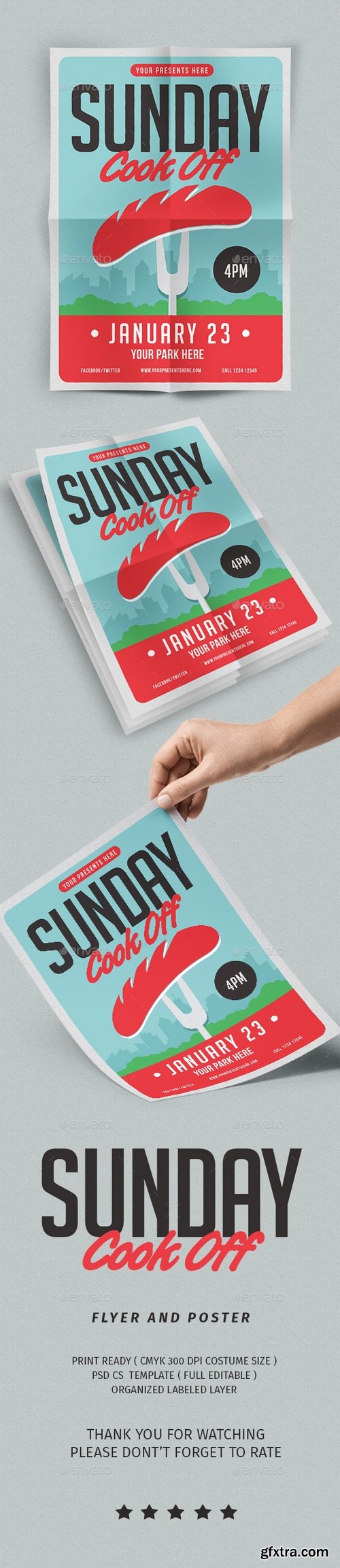 Graphicriver - Sunday Cook Off Flyer 21199499