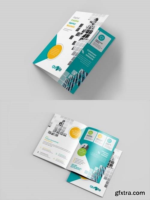 Corporate Business Bifold Brochure