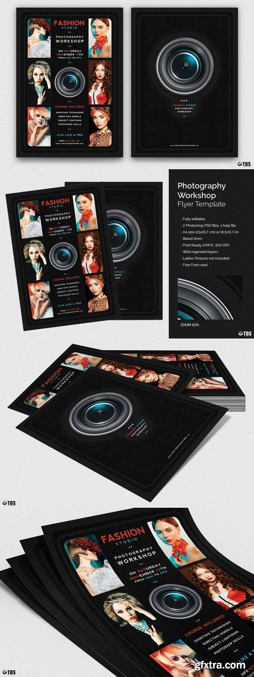 CM - Photography Workshop Flyer Template 1856252