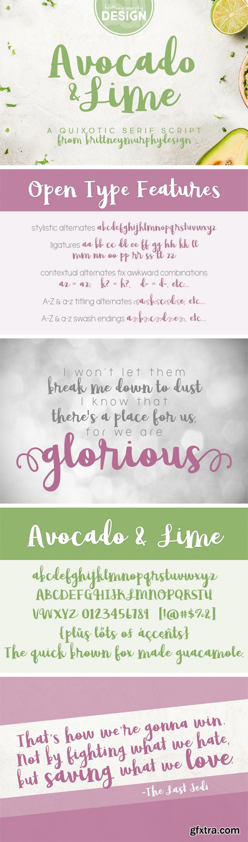 Avocado & Lime Script Font