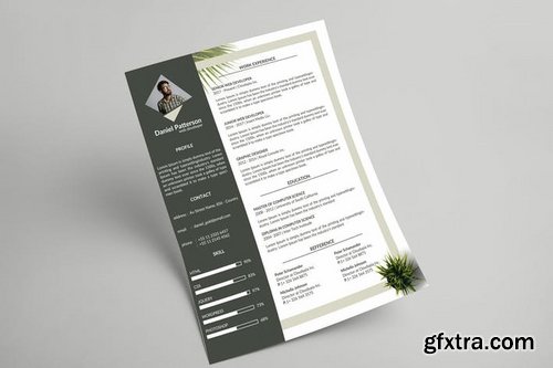 Botanical Resume & Letterhead Template