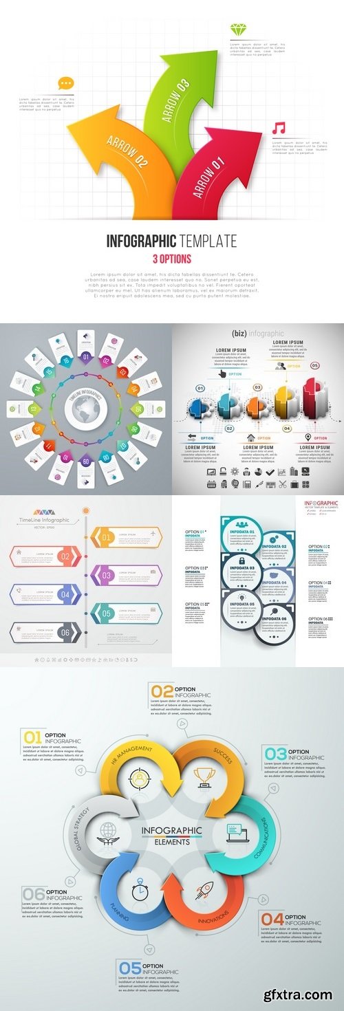 Vectors - Infographics Backgrounds 82