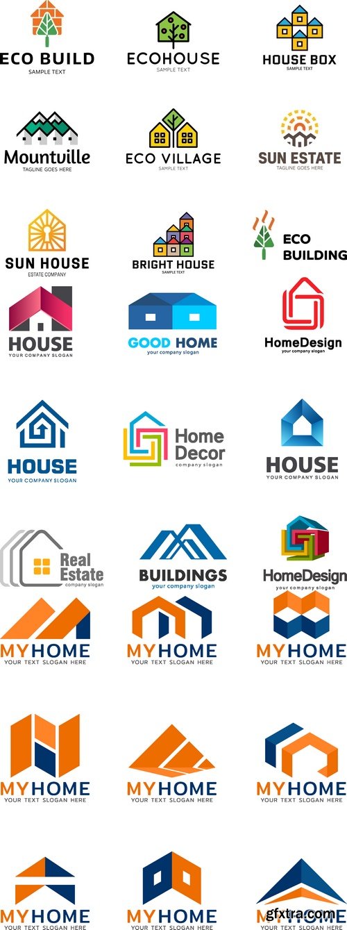 Vectors - Real Estate Logo Set 82