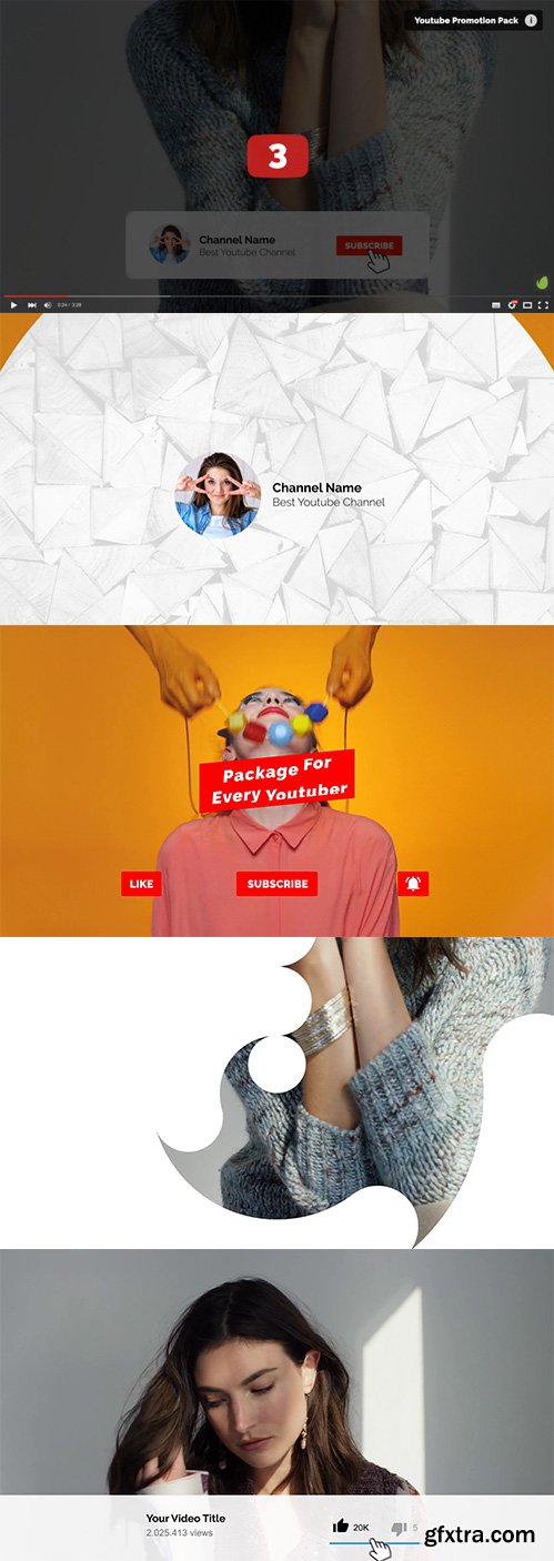 Videohive - Youtube Promotion Pack 3 - 21175895