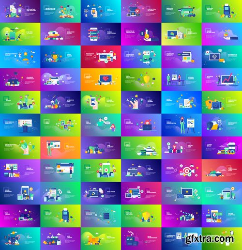 Videohive - Flat Design Concepts Package - 21197321