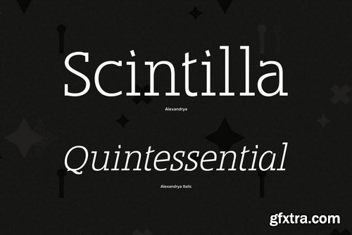 Alexandrya Font Family