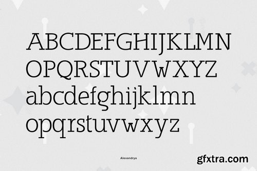 Alexandrya Font Family