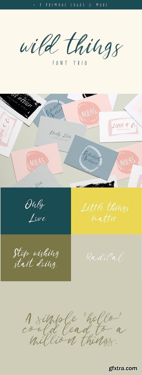 CM - Wild Things Font Trio + Extras 1902077