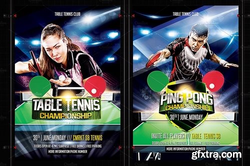 CM - Table Tennis Flyer Template 2184116