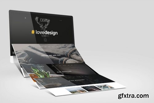 CreativeMarket Desktop Mock up 2124201