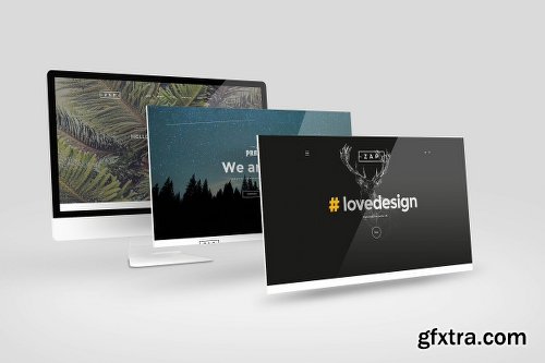 CreativeMarket Desktop Mock up 2124201