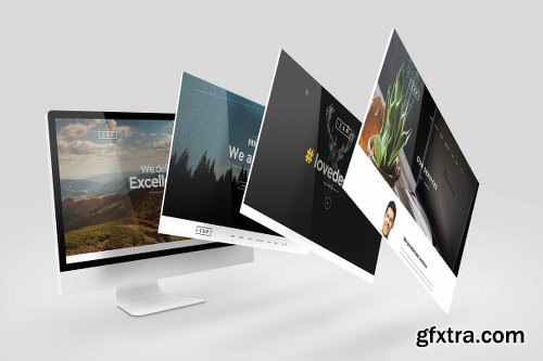 CreativeMarket Desktop Mock up 2124201